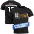 Herren T-Shirt Deutschland Trikot EM 2024 Fußball personalisiert Fanshirt Deutschlandshirt Moonworks®preview