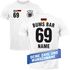 Herren T-Shirt Deutschland Trikot Fussball EM 2024 personalisierbar Name eigener Text Wunschnummer Moonworks®preview