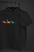 Herren T-Shirt Dinosaurier Aufdruck Polygon Tiere Geometric Print Fashion Streetstyle Neverless®preview