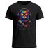 Herren T-Shirt DJ Katze Musik Print Festival EDM Shirt mit Katzenmotiv am DJ-Pult – Streetwear für Musikfans Club Sommer Neverless®preview