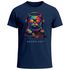 Herren T-Shirt DJ Katze Musik Print Festival EDM Shirt mit Katzenmotiv am DJ-Pult – Streetwear für Musikfans Club Sommer Neverless®preview
