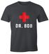 Herren T-Shirt Dr Bob Dschungel Arzt Notarzt Fun-Shirt Moonworks®preview