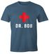 Herren T-Shirt Dr Bob Dschungel Arzt Notarzt Fun-Shirt Moonworks®preview