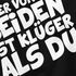 Herren T-Shirt Einer von uns beiden ist klüger als du Spruch ironisch Sarkasmus Fun-Shirt Partyshirt Moonworks®preview