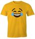 Herren T-Shirt Emoticon Gruppenkostüm Fasching Karneval Junggesellenabschied JGA lustig Fun-Shirt Moonworks®preview