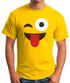 Herren T-Shirt Emoticon Gruppenkostüm Fasching Karneval Junggesellenabschied JGA lustig Fun-Shirt Moonworks®preview
