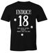 Herren T-Shirt Endlich 18 und meine Eltern wohnen immernoch bei mir zum Geschenk zum 18. Geburtstag Fun-Shirt Moonworks®preview