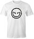 Herren T-Shirt - Evil Bad Emoticon  - Fun Shirt Comfort Fit MoonWorks®preview