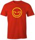 Herren T-Shirt - Evil Bad Emoticon  - Fun Shirt Comfort Fit MoonWorks®preview