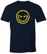 Herren T-Shirt - Evil Bad Emoticon  - Fun Shirt Comfort Fit MoonWorks®preview