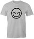 Herren T-Shirt - Evil Bad Emoticon  - Fun Shirt Comfort Fit MoonWorks®preview