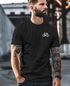 Herren T-Shirt Fahrrad Bike Printshirt Logo Aufdruck Radfahrer Outdoor Fashion Streetstyle Neverless®preview