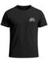Herren T-Shirt Fahrrad Bike Printshirt Logo Aufdruck Radfahrer Outdoor Fashion Streetstyle Neverless®preview
