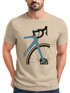 Herren T-Shirt Fahrrad Bike Radfahrer Sommer Outdoor Fashion Streetstyle Neverless®preview