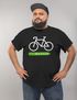 Herren T-Shirt Fahrrad Radfahrer Bike Umwelt A+++++ Energie sparen Fun-Shirt Spruch lustig Moonworks®preview