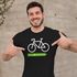 Herren T-Shirt Fahrrad Radfahrer Bike Umwelt A+++++ Energie sparen Fun-Shirt Spruch lustig Moonworks®preview