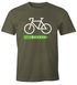 Herren T-Shirt Fahrrad Radfahrer Bike Umwelt A+++++ Energie sparen Fun-Shirt Spruch lustig Moonworks®preview