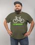 Herren T-Shirt Fahrrad Radfahrer Bike Umwelt A+++++ Energie sparen Fun-Shirt Spruch lustig Moonworks®preview