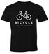 Herren T-Shirt Fahrrad Sprüche Bicycle I'm the Engine Bike Rad Fun-Shirt Spruch lustig Moonworks®preview