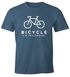 Herren T-Shirt Fahrrad Sprüche Bicycle I'm the Engine Bike Rad Fun-Shirt Spruch lustig Moonworks®preview