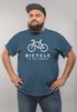 Herren T-Shirt Fahrrad Sprüche Bicycle I'm the Engine Bike Rad Fun-Shirt Spruch lustig Moonworks®preview