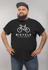 Herren T-Shirt Fahrrad Sprüche Bicycle I'm the Engine Bike Rad Fun-Shirt Spruch lustig Moonworks®preview