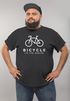 Herren T-Shirt Fahrrad Sprüche Bicycle I'm the Engine Bike Rad Fun-Shirt Spruch lustig Moonworks®preview