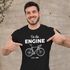 Herren T-Shirt Fahrrad Sprüche I'm the Engine Bike Rad Fun-Shirt Spruch lustig Moonworks®preview