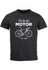 Herren T-Shirt Fahrrad Sprüche I'm the Engine Bike Rad Fun-Shirt Spruch lustig Moonworks®preview