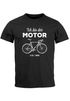 Herren T-Shirt Fahrrad Sprüche I'm the Engine Bike Rad Fun-Shirt Spruch lustig Moonworks®preview