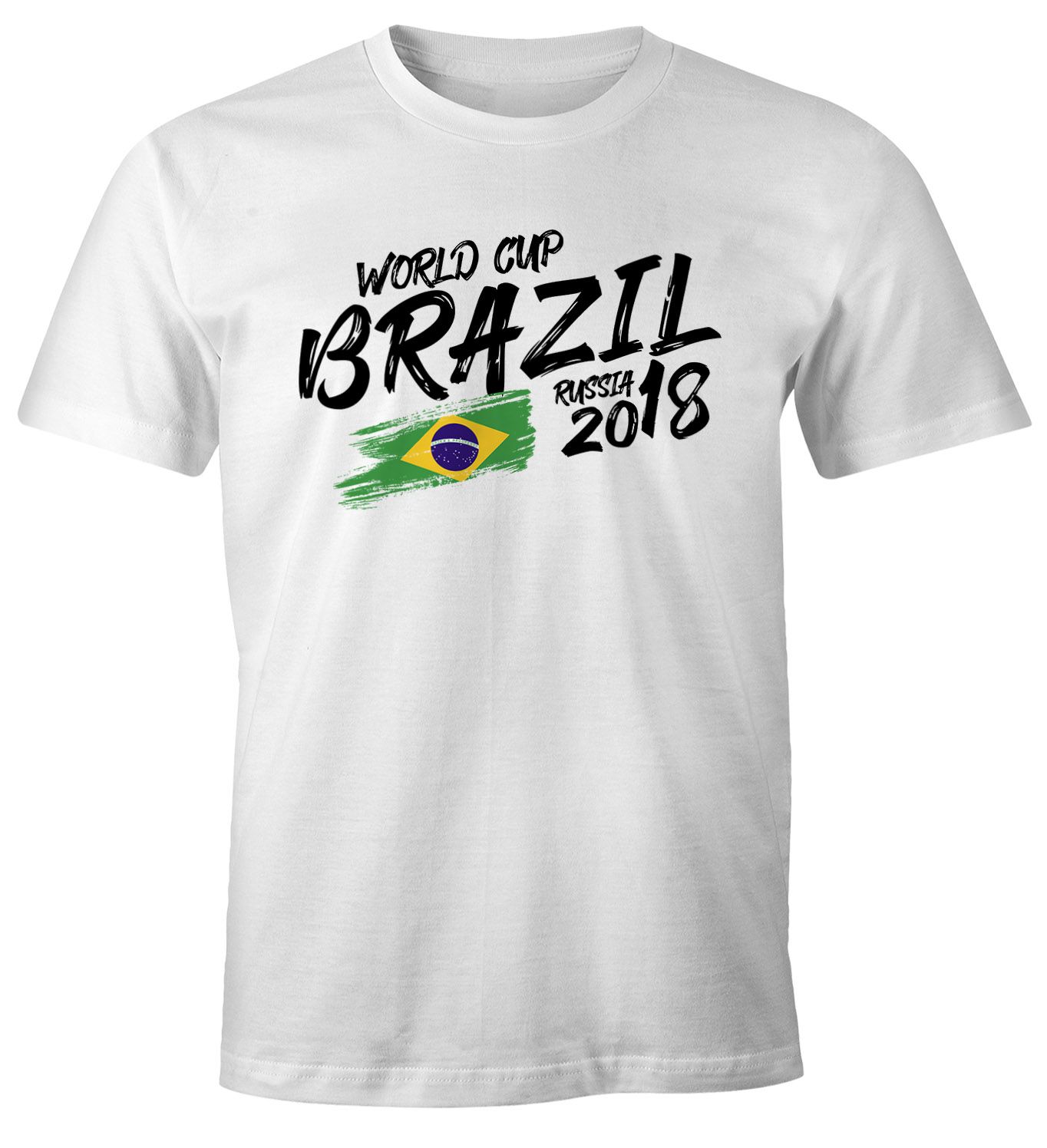 Brasilien Brasilianische Flagge Trikot Fußball' Männer T-Shirt