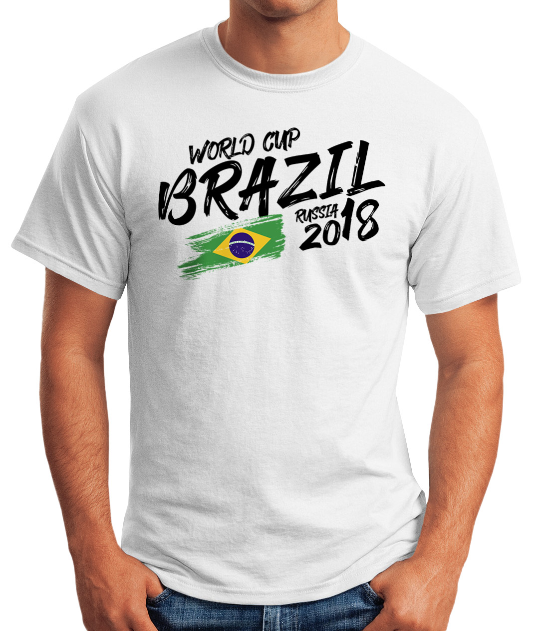 Herren T-Shirt 'Brazil' - Comfort Fit Aus 100% Baumwolle, Weich & Langlebig | Lässiges Shirt Für Freizeit & Urlaub Herren T-Shirt 'Brazil' - Comfort Fit Aus 100% Baumwolle, Weich & Langlebig | Lässiges Shirt Für Freizeit & Urlaub