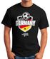 Herren T-Shirt Fan-Shirt WM Deutschland Germany Fußball Weltmeisterschaft Moonworks®preview