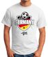 Herren T-Shirt Fan-Shirt WM Deutschland Germany Fußball Weltmeisterschaft Moonworks®preview