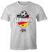 Herren T-Shirt Fan-Shirt WM Deutschland Germany Fußball Weltmeisterschaft Moonworks®preview