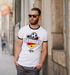 Herren T-Shirt Fan-Shirt WM-Shirt Badge Germany Deutschland Flagge Fußball Weltmeisterschaft 2018 Retro Fan-Trikot Moonworks®preview