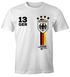 Herren T-Shirt Fanshirt Deutschland Trikot EM WM Fußball Germany MoonWorks®preview