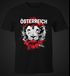 Herren T-Shirt Fanshirt EM WM Österreich Löwe Flagge Austria Fußball MoonWorks®preview