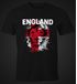 Herren T-Shirt Fanshirt England Fußball EM WM Löwe Flagge Lion MoonWorks®preview