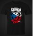Herren T-Shirt Fanshirt Česká republika Fußball EM WM Löwe Tschechien MoonWorks®preview