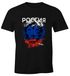 Herren T-Shirt Fanshirt Russland Russia Fußball EM WM Löwe MoonWorks®preview