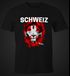Herren T-Shirt Fanshirt Schweiz Fußball EM WM Löwe Suisse Switzerland MoonWorks®preview