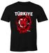 Herren T-Shirt Fanshirt Türkei Türkiye Turkey Fußball EM WM Löwe MoonWorks®preview