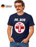 Herren T-Shirt Fasching Karneval Arzt Dr Bob Kostüm Faschingskostüme Männer Funshirt Moonworks®preview