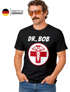 Herren T-Shirt Fasching Karneval Arzt Dr Bob Kostüm Faschingskostüme Männer Funshirt Moonworks®preview