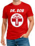 Herren T-Shirt Fasching Karneval Arzt Dr Bob Kostüm Faschingskostüme Männer Funshirt Moonworks®preview