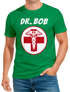 Herren T-Shirt Fasching Karneval Arzt Dr Bob Kostüm Faschingskostüme Männer Funshirt Moonworks®preview