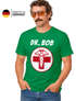 Herren T-Shirt Fasching Karneval Arzt Dr Bob Kostüm Faschingskostüme Männer Funshirt Moonworks®preview