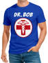 Herren T-Shirt Fasching Karneval Arzt Dr Bob Kostüm Faschingskostüme Männer Funshirt Moonworks®preview