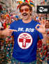 Herren T-Shirt Fasching Karneval Arzt Dr Bob Kostüm Faschingskostüme Männer Funshirt Moonworks®preview